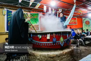 موکب حسینی توسط خانواده شهدا در خوزستان برپا می‌شود