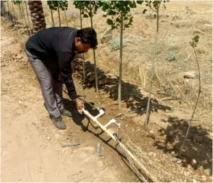 کشف انشعاب غیرمجاز آبیاری در نخلستان ۲۰ هکتاری در دزفول