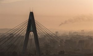 شاخص کیفی هوای اهواز در وضعیت قرمز