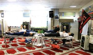 استقرار پایگاه سیار خونگیری در نفت و گاز مارون