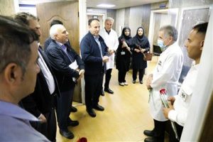 دیدار مدیر عامل نفت و گاز مارون با کادر درمان