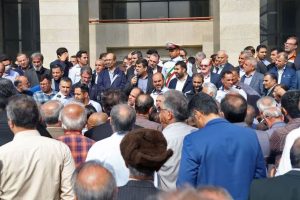 حضور معاون سرمایه انسانی وزیر نفت در جمع کارکنان نفتی اهواز