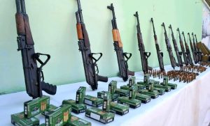 کشف ۳ قبضه سلاح شکاری توسط دریابانان آبادان