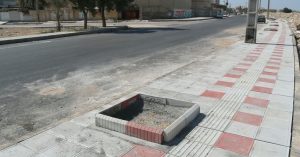 اجرای طرح پیاده روسازی و کفپوش گذاری مسیر ساحلی اهواز