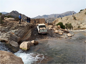 گرفتار شدن دهها خودروی مسافران در منطقه تفریحی شهیون