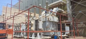 نصب ترانس جدید واحد شماره ۲ نیروگاه رامین اهواز