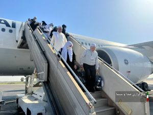 ورود اولین گروه حجاج خوزستانی به فرودگاه بین المللی اهواز