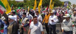 برگزاری راهپیمایی جمعه‌های خشم در حمایت از مردم غزه در خوزستان