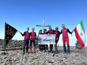 فتح بلندترین قله ارمنستان توسط کوهنوردان 