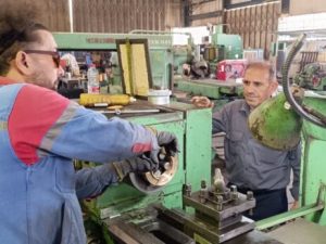 ساخت قطعات مربوط به کمپرسور هوای نیروگاه برق در شرکت پالایش گاز بیدبلند