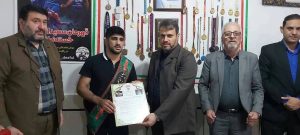 تجلیل از قهرمان کشتی فرنگی المپیک فرانسه