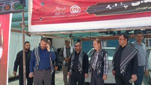 بازدید مدیر کل تعاون کار و رفاه اجتماعی از موکب درمانی تامین اجتماعی در مرز چذابه