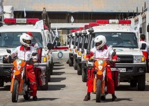 اعزام تیم‌های امدادی هلال‌احمر در پی وقوع زمین لرزه در مشراگه