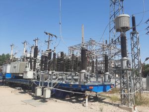 نصب ترانس سیار در پست ۱۳۲ کیلوولت فرعی دزفول