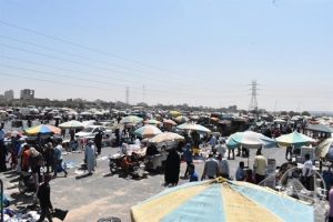 ساماندهی دستفروشان منطقه زرگان و بهبود ورودی اهواز