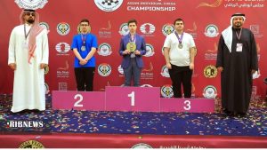 نائب قهرمانی جوان‌ترین استاد بزرگ شطرنج ایران در رقابت‌های مردان آسیا