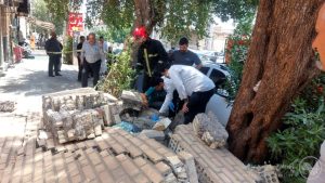 ریزش مرگبار آوار در اهواز