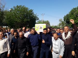 پیکر مطهر شهید پدافند هوایی در دزفول تشییع شد