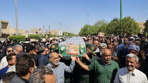 پیکر شهید تجاوز نظامی رژیم صهیونیستی در آبادان خاکسپاری شد