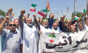 محکومیت جنایات رژیم اشغالگر صهیونیستی در راهپیمایی خوزستانی ها