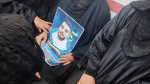 تشییع ۷ شهید حملات رژیم صهیونیستی در اهواز