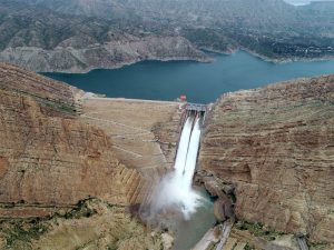 رهاسازی آب از سدمارون در مدت شش روز