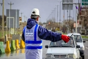 استقرار نیرو‌های راهور خوزستان در محور‌های منتهی به مرز‌های شلمچه و چذابه