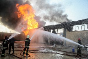 مهار آتش‌سوزی پالایشگاه آبادان و فوت یک نفر