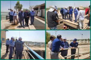 بازدید مدیرعامل شرکت توسعه نیشکر از مزارع و ایستگاه‌های پمپاژ آب در کشت و صنعت‌های جنوبی