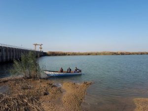 سدهای سلولی در بهمنشیر آبادان راهکاری برای کنترل پیشروی آب شور دریا