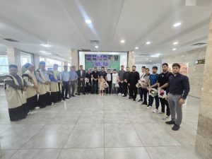 استقبال از مدال‌آوران خوزستانی مسابقات کشتی فرنگی جوانان جهان در فرودگاه اهواز