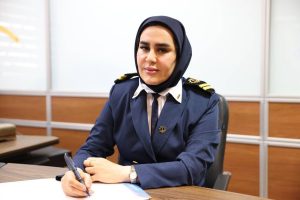 کسب گواهی‌نامه افسری توسط اولین بانوی دریانورد خوزستان