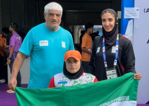 کسب نشان طلای مسابقات پارادوومیدانی جهان توسط بانوی ورزشکار خوزستانی