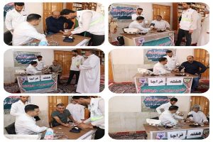 برپایی چادر سلامت و ارائه خدمات بهداشتی به مرزنشینان