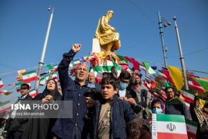 حضور حماسی خوزستانی‌ها در راهپیمایی ۲۲ بهمن